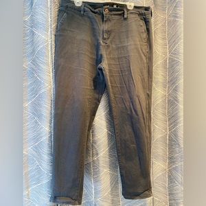 Men’s Blue Slim Straight Chino Pants